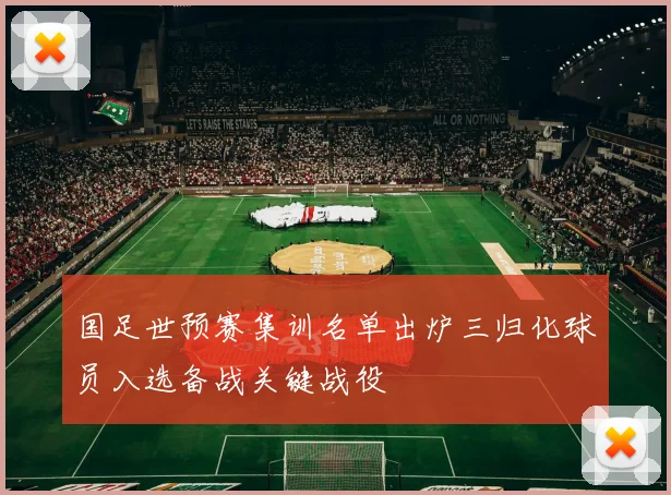 国足世预赛集训名单出炉三归化球员入选备战关键战役
